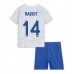 Maillot de foot France Adrien Rabiot #14 Extérieur vêtements enfant Monde 2022 Manches Courtes (+ pantalon court)